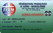 Bug's license